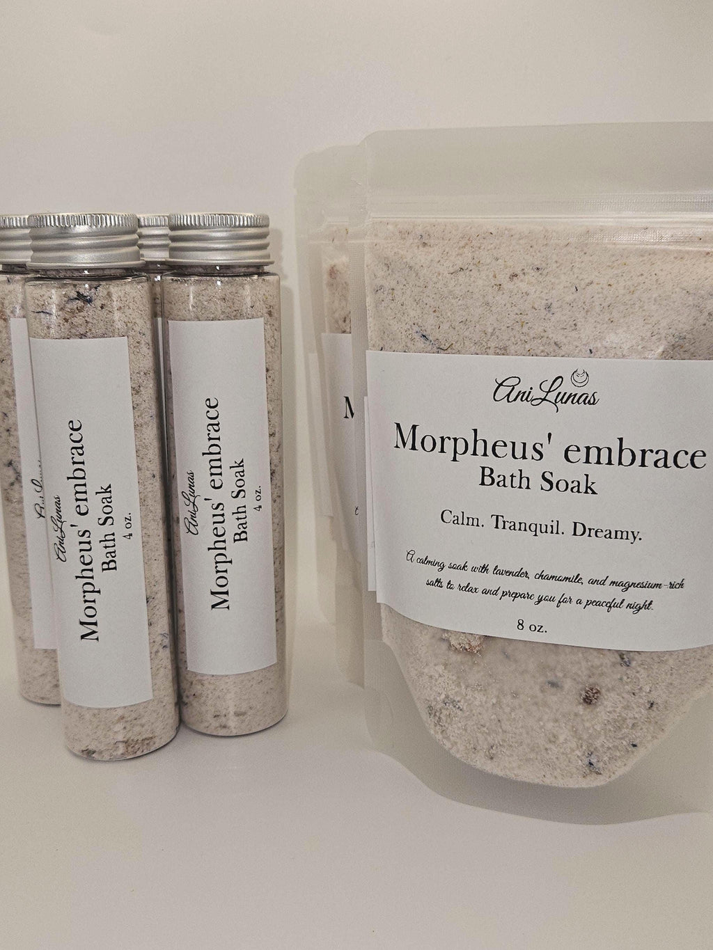 Morpheus' Embrace Bath Soak | Lavender, Chamomile, Magnesium Relaxation bath salts