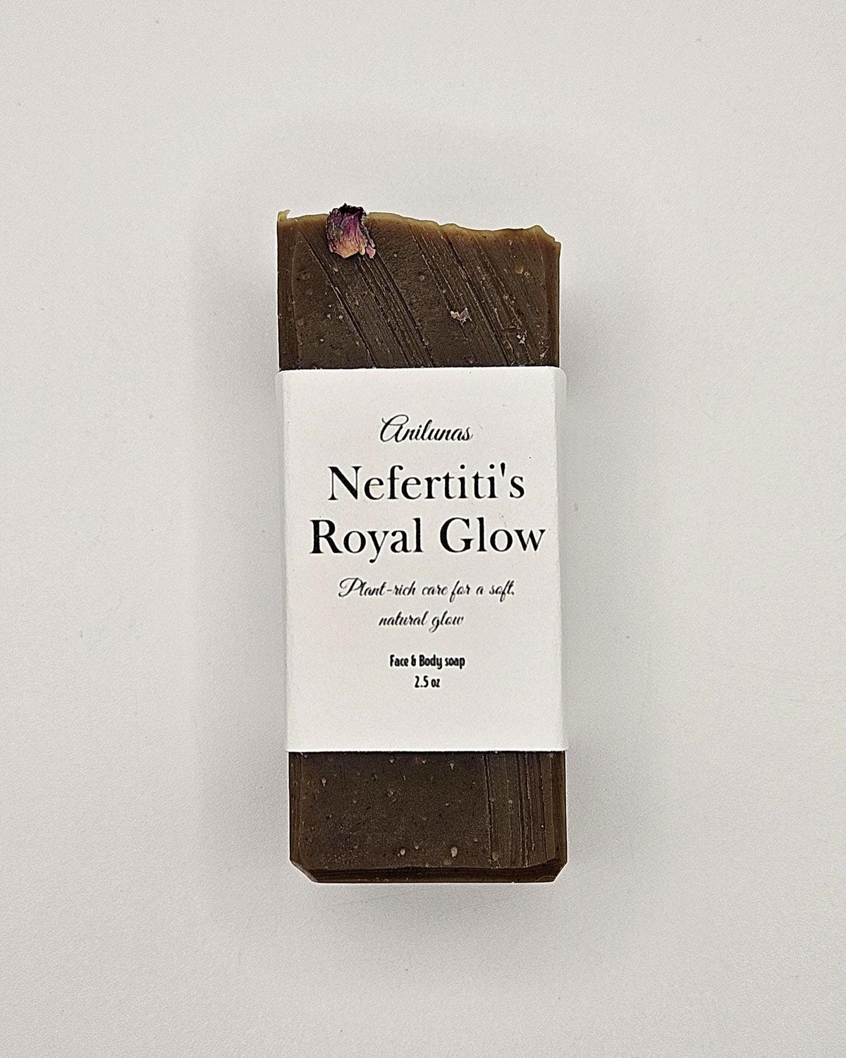 Nefertiti's Royal Glow Face Body Soap | Herbal Natural Skincare, Moringa Matcha Soap