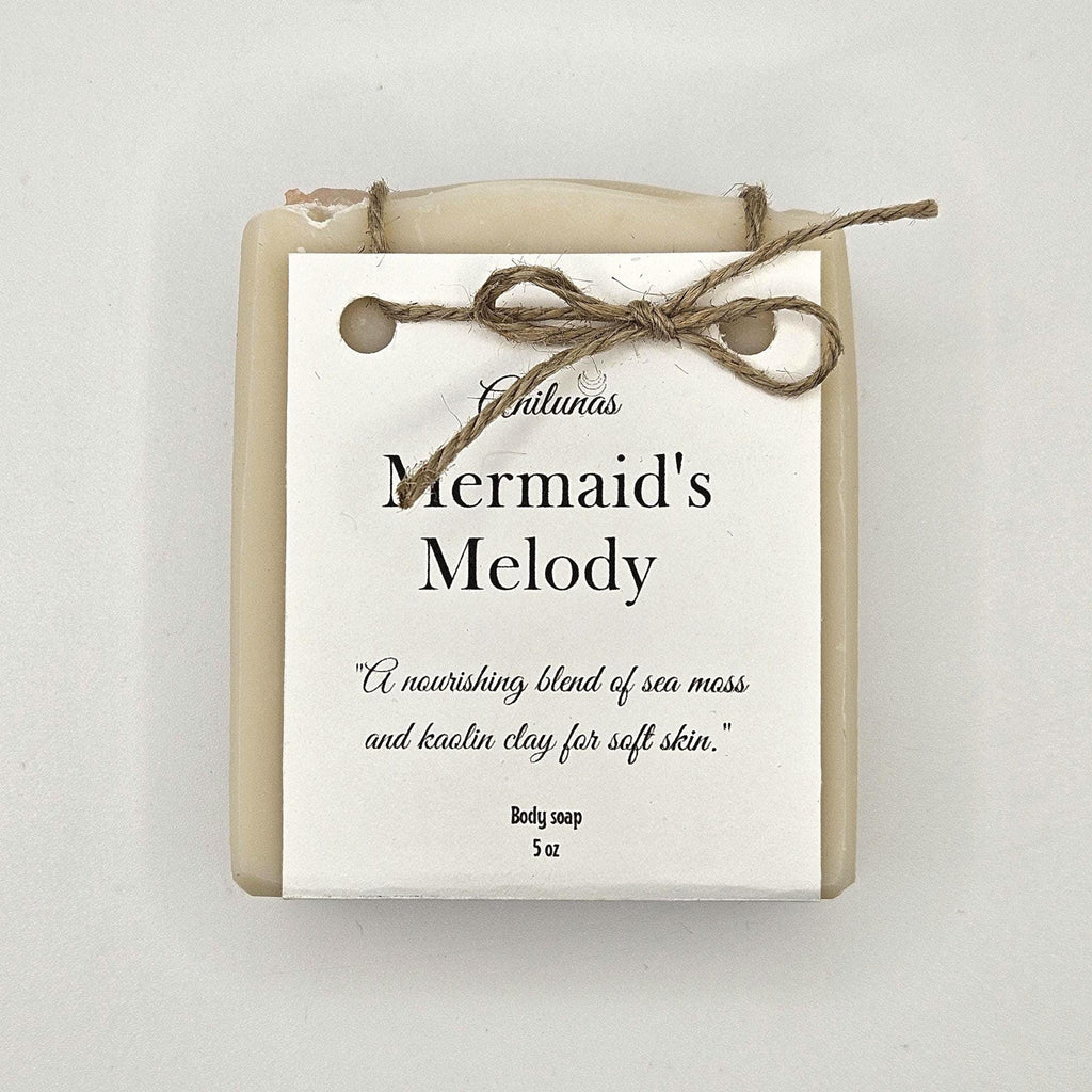 Mermaid's Melody Sea Moss Soap | Handmade Cold Process Artisan Bath Bar