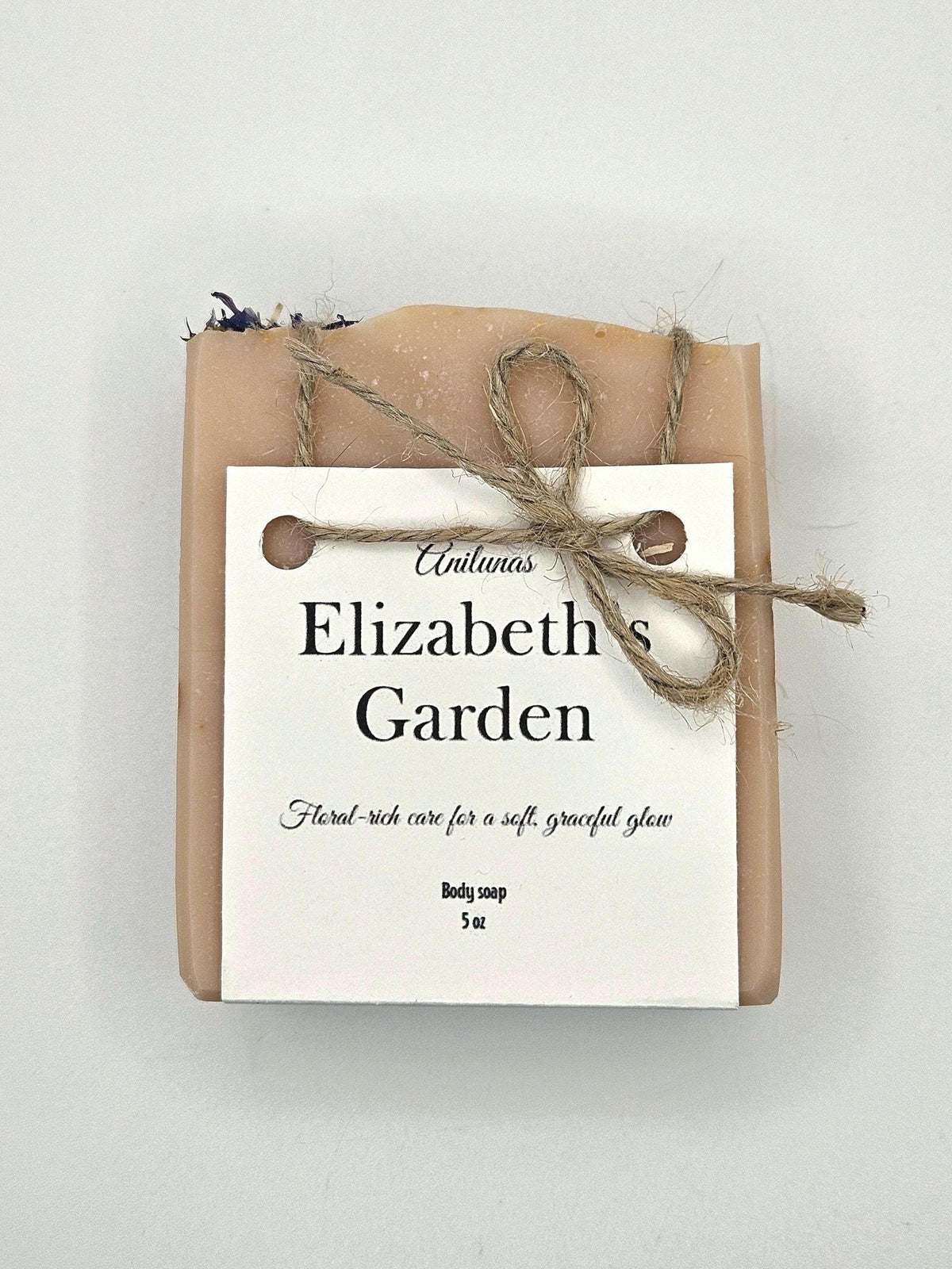 Elizabeth's Garden Handmade Soap | Cherry Blossom Scent, Floral Artisan Bar