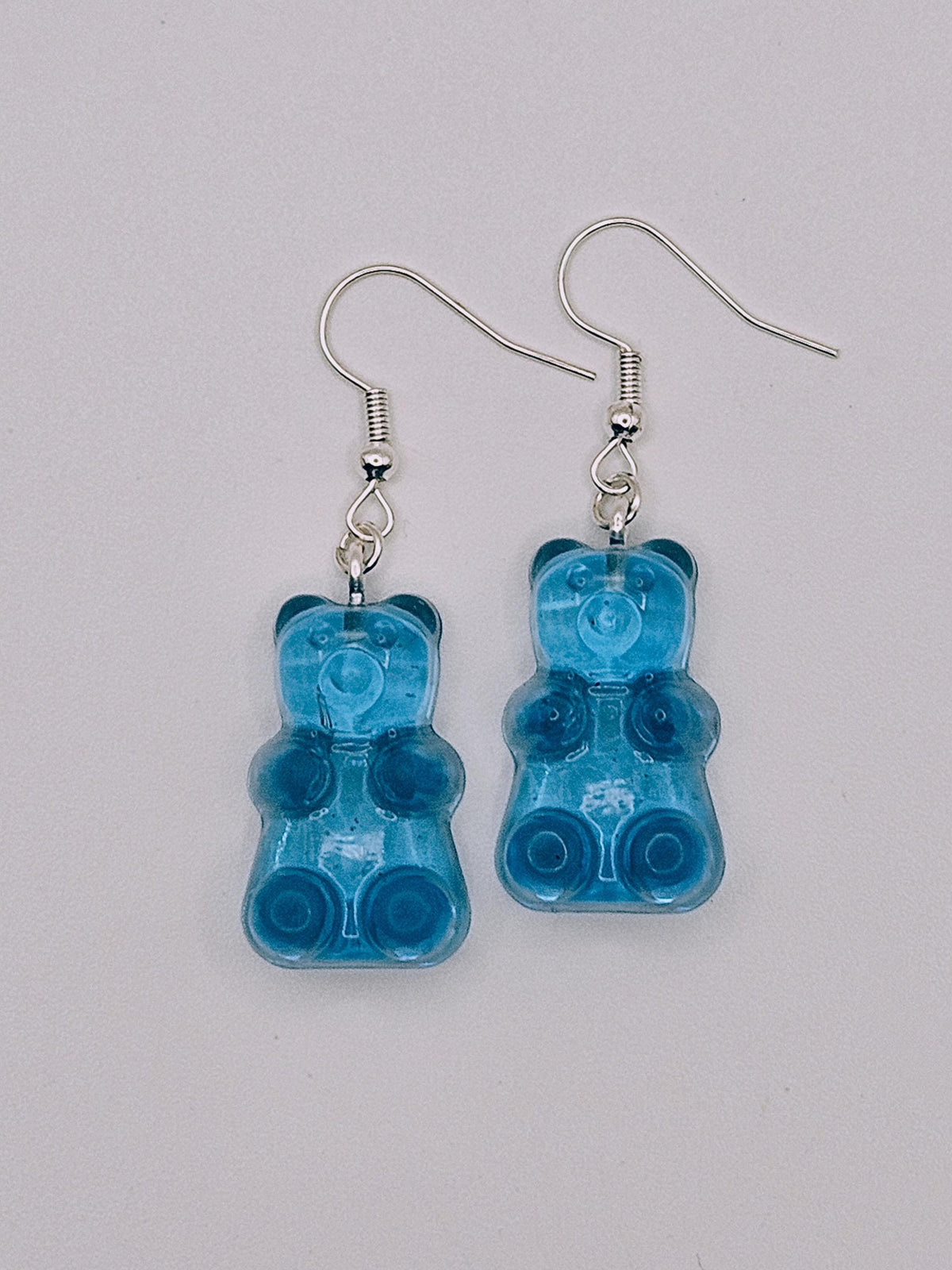 Rainbow Gummy Bear Resin Earrings | Y2K Kawaii Dangle Candy Jewelry
