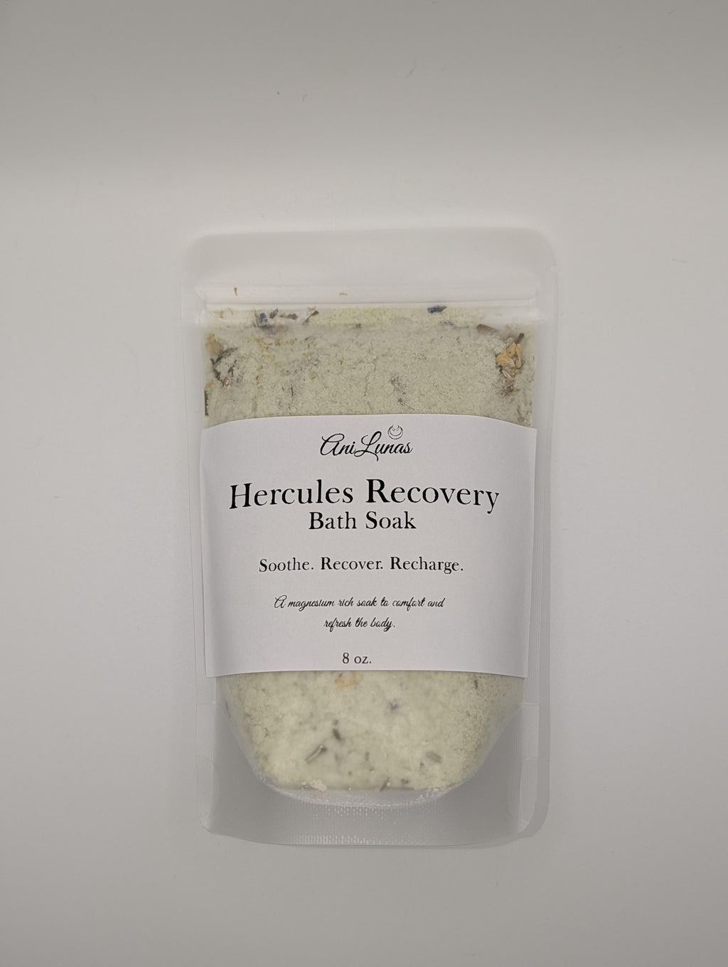 Hercules Recovery Bath Soak | Magnesium Salts, Eucalyptus, Peppermint, Rosemary Essential Oils