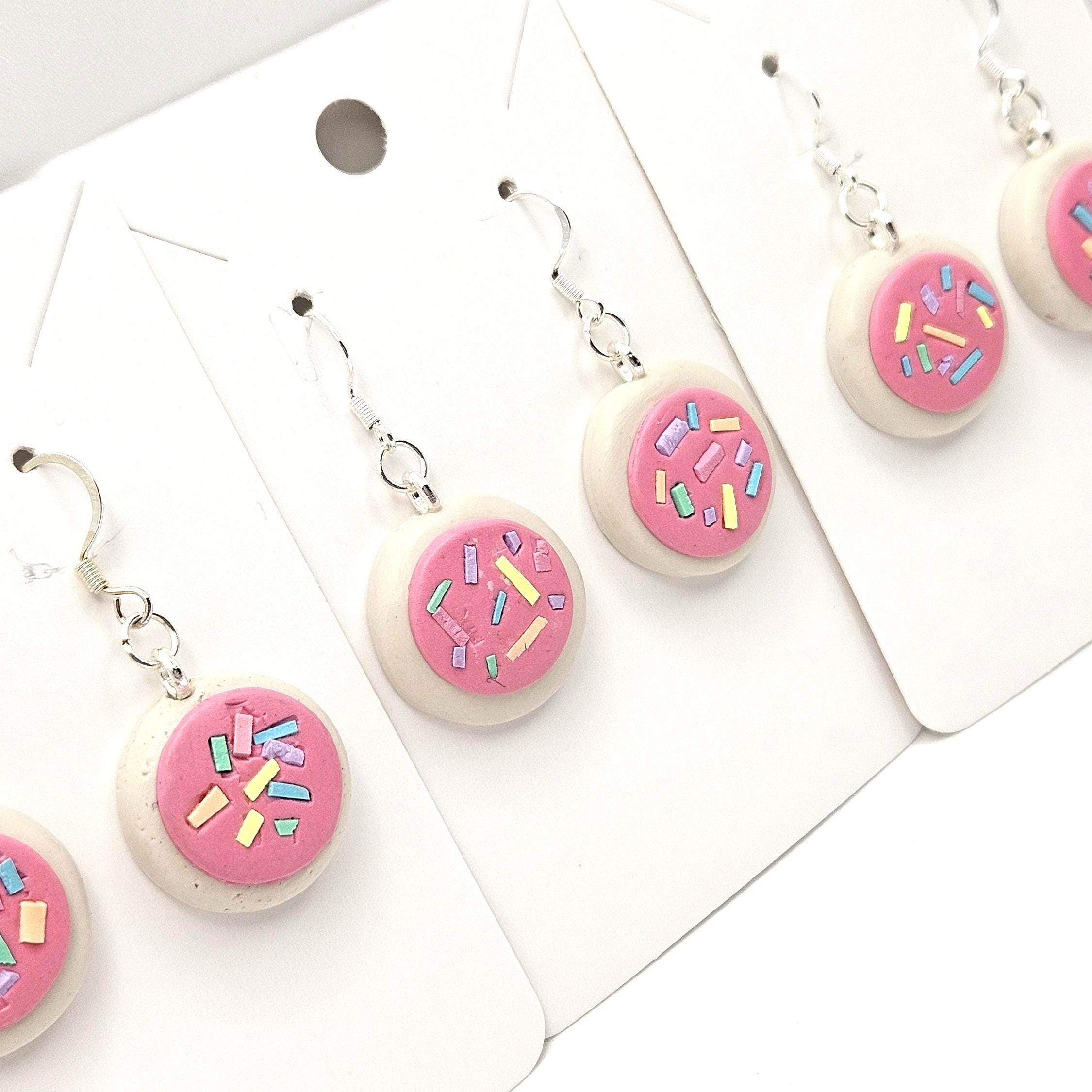 Frosted Sugar cookie earrings