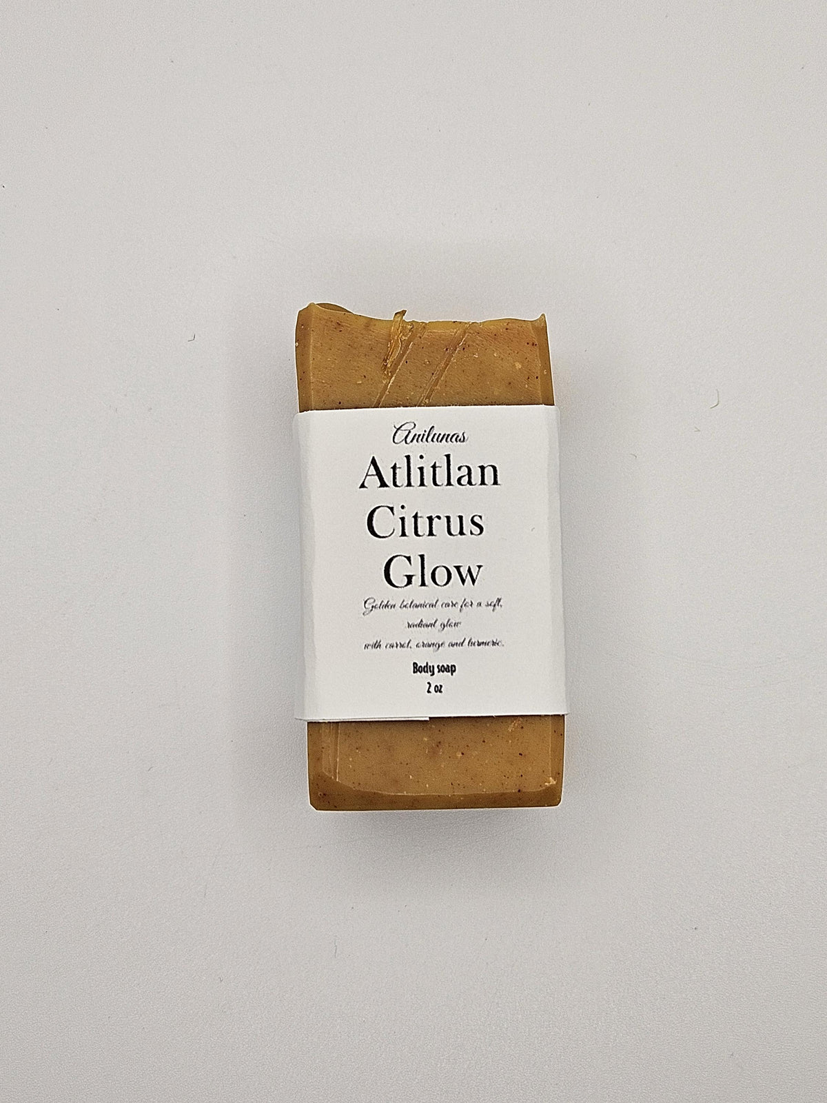 Handmade Citrus Glow Soap – Turmeric, Carrot, Orange Botanical Body Bar