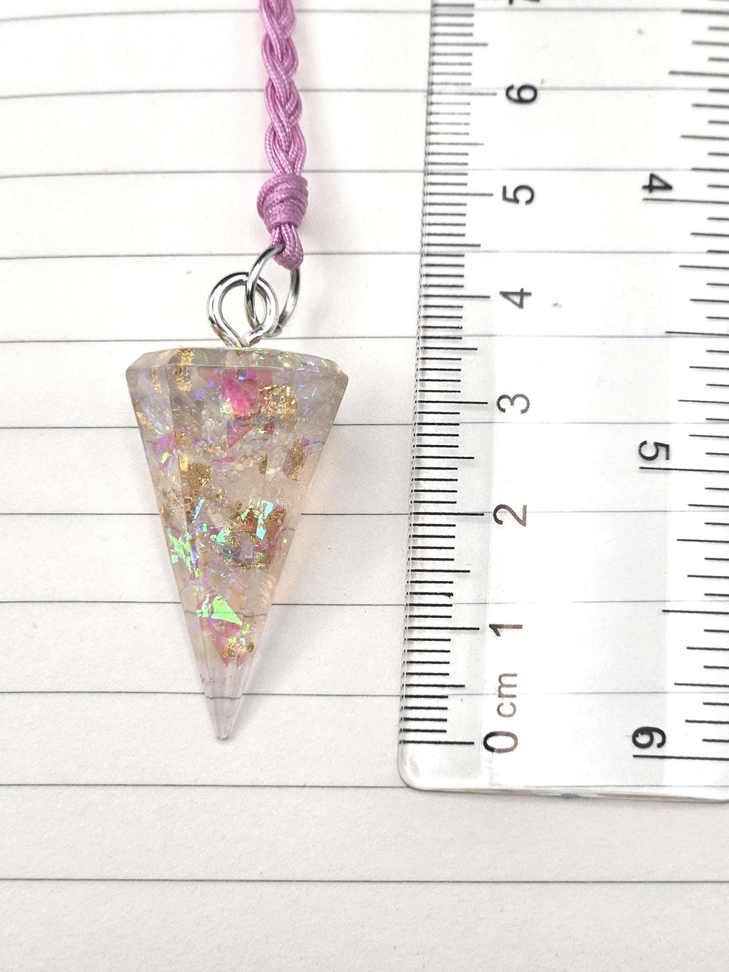Holo gold pendulum bookmark