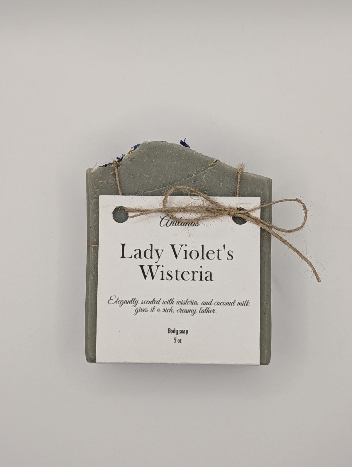 Lady Violet's Wisteria Soap | Coconut Milk, Bergamot, Floral Luxury Bath Bar