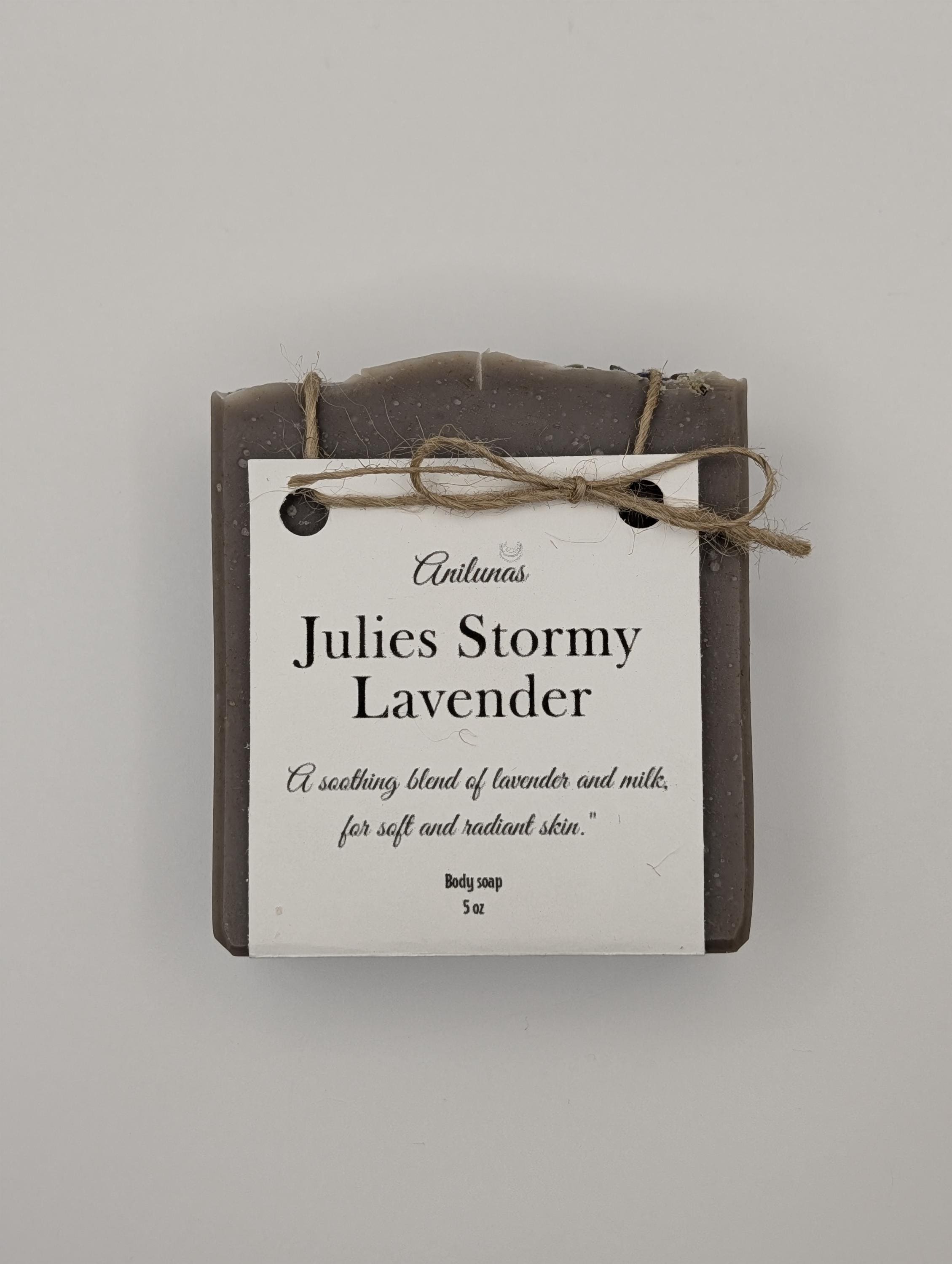 Julies Stormy Lavender | Handmade Lavender & Goat Milk Soap