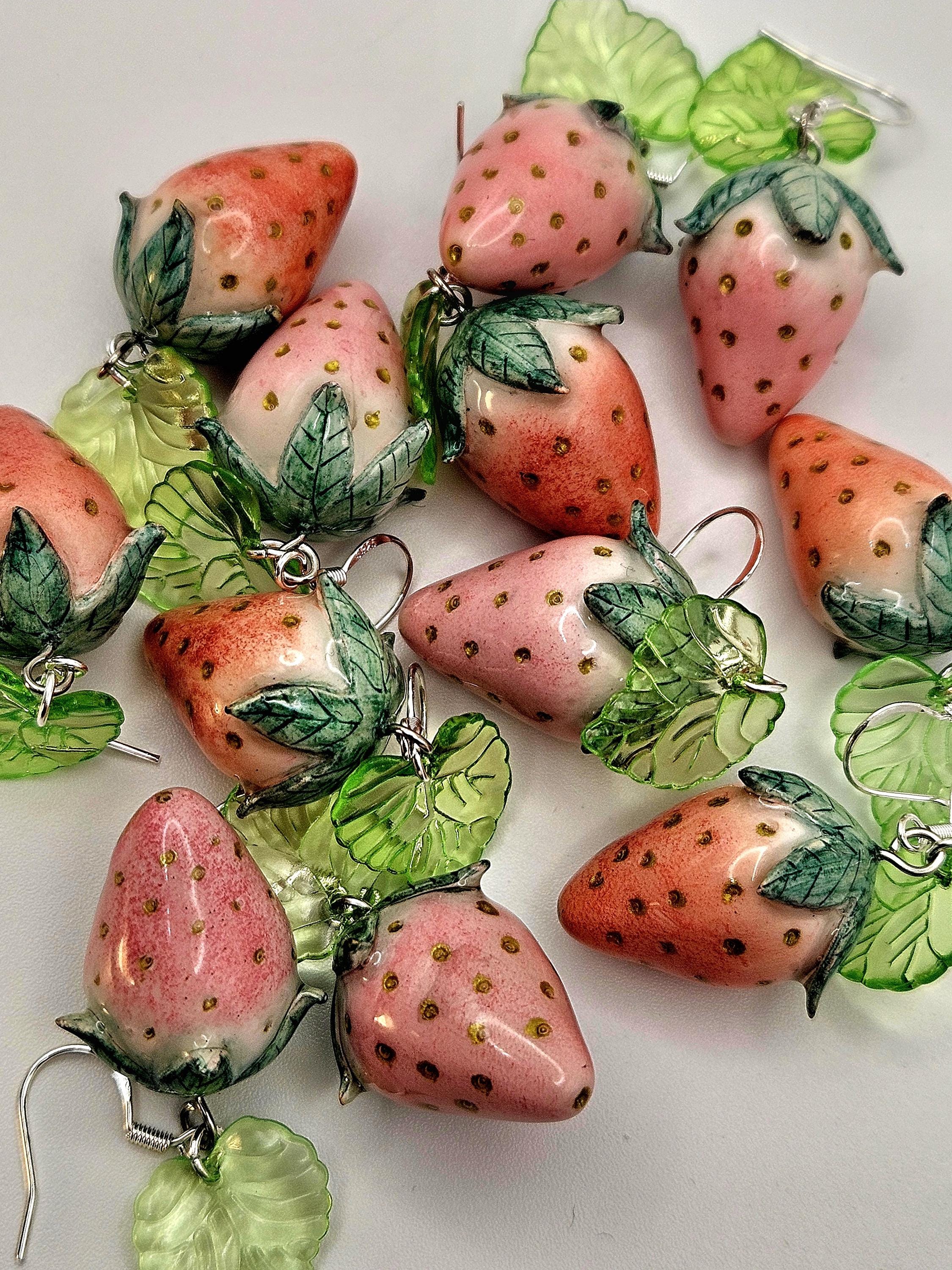 Kawaii Strawberry earrings