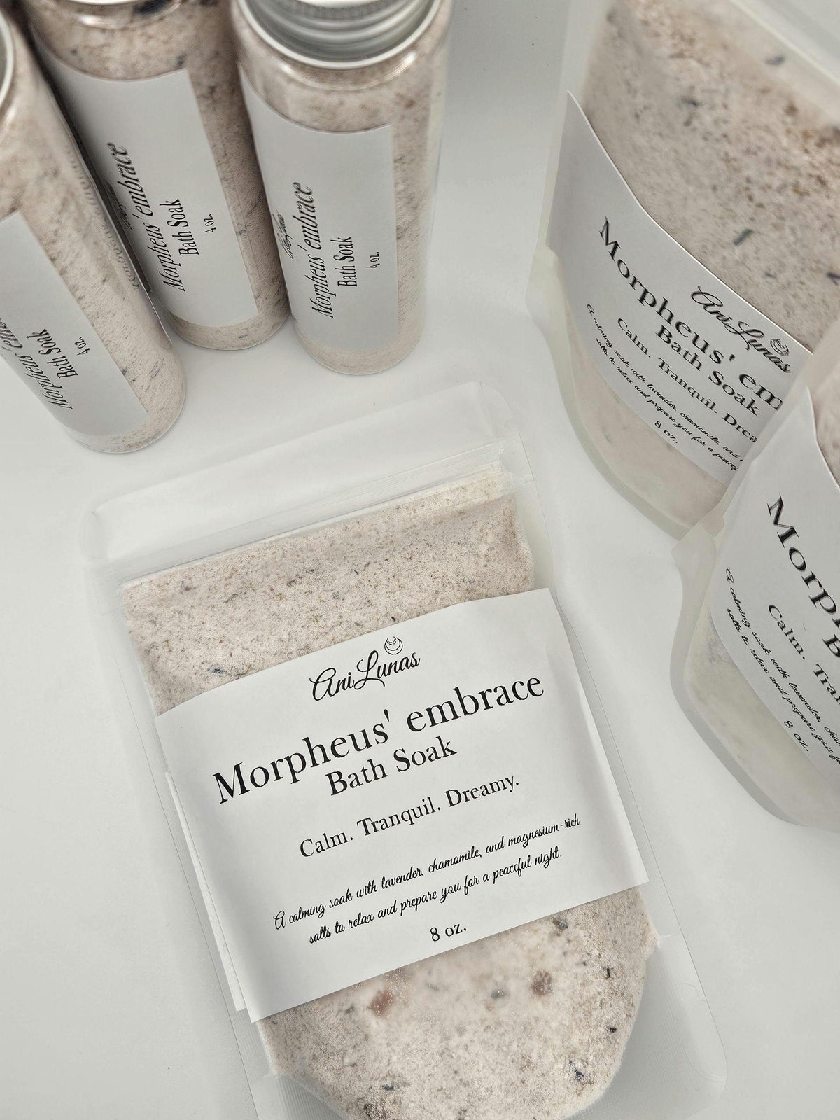 Morpheus' Embrace Bath Soak | Lavender, Chamomile, Magnesium Relaxation bath salts