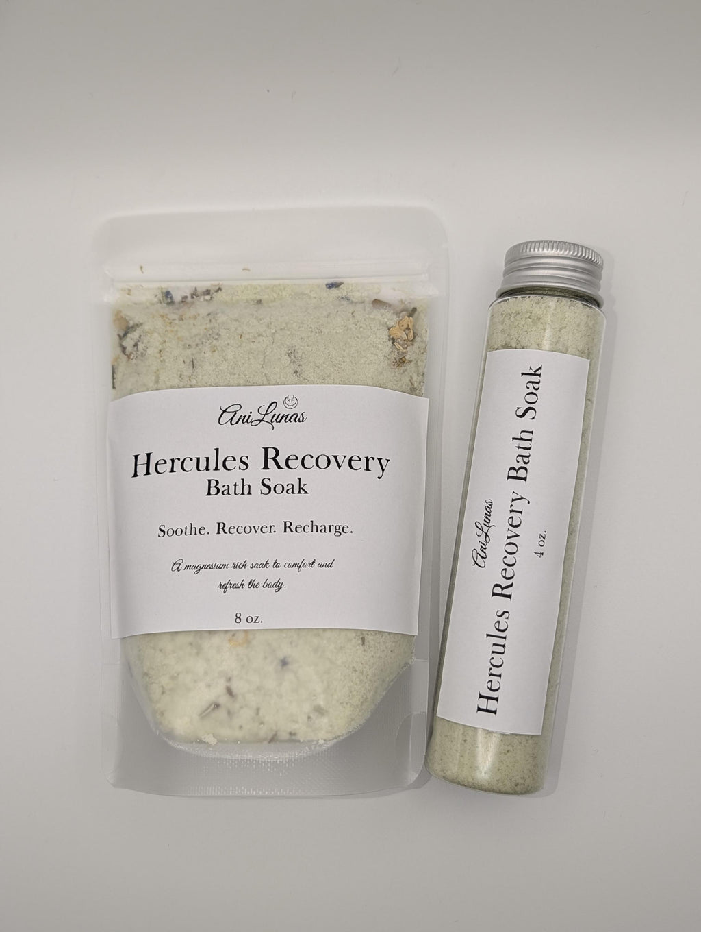 Hercules Recovery Bath Soak | Magnesium Salts, Eucalyptus, Peppermint, Rosemary Essential Oils