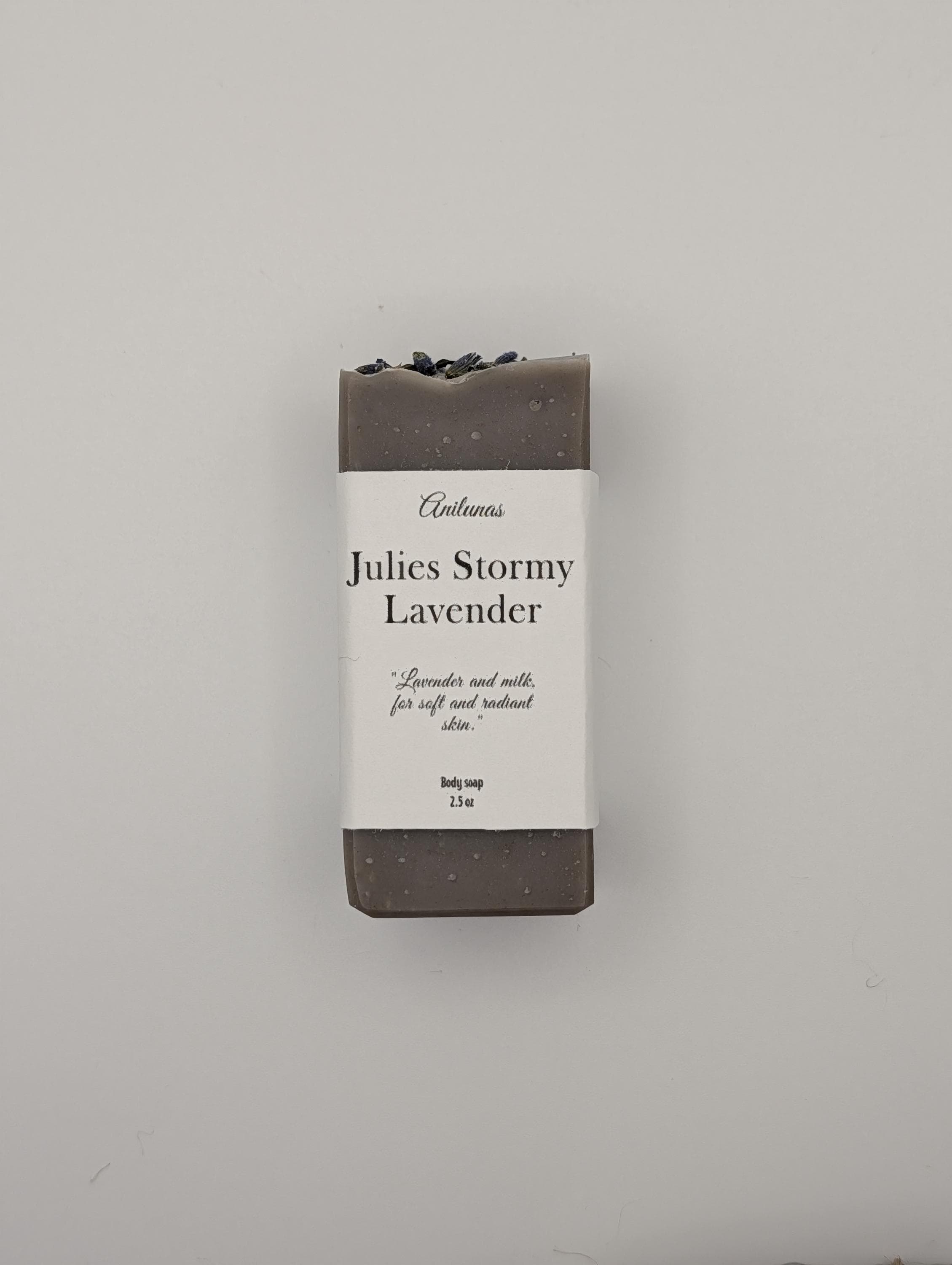 Julies Stormy Lavender | Handmade Lavender & Goat Milk Soap