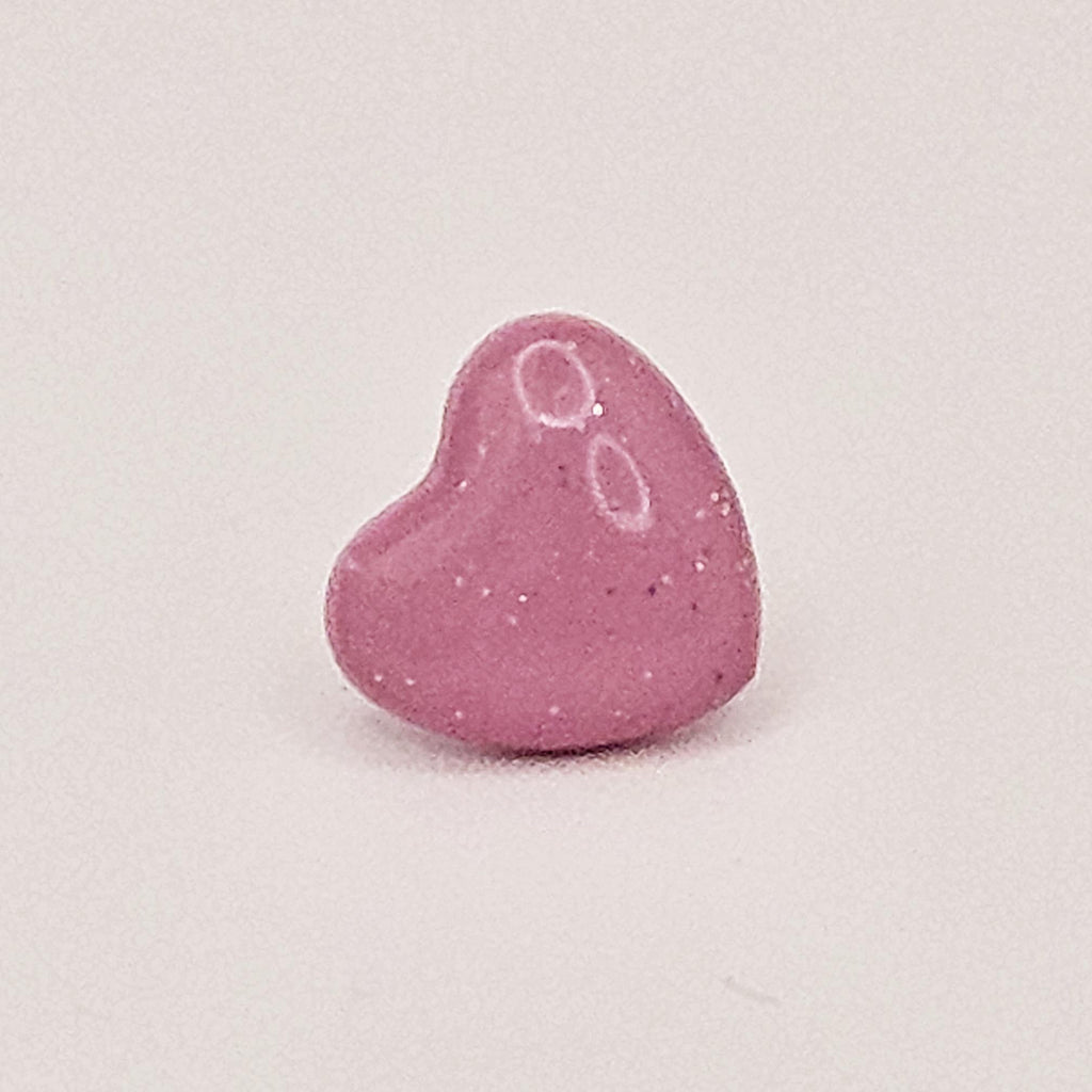 Rainbow heart studs