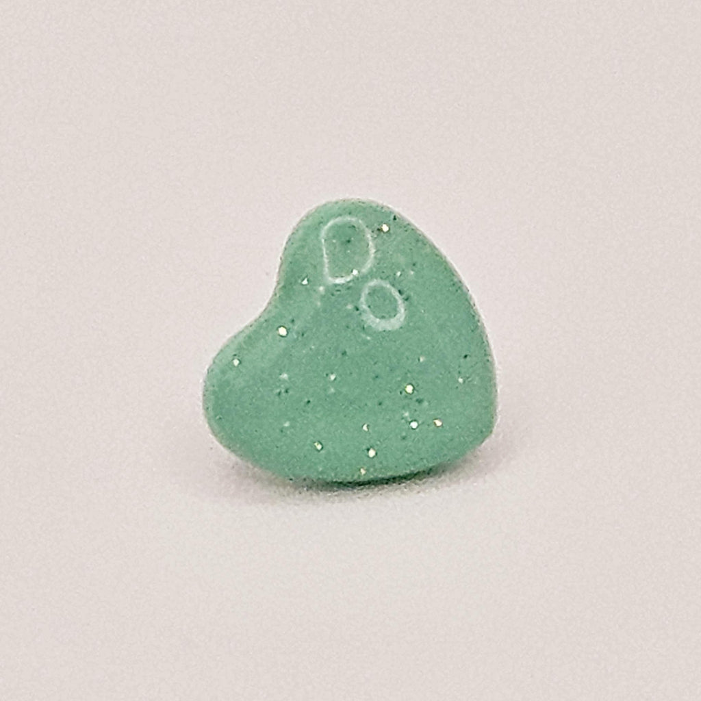 Rainbow heart studs