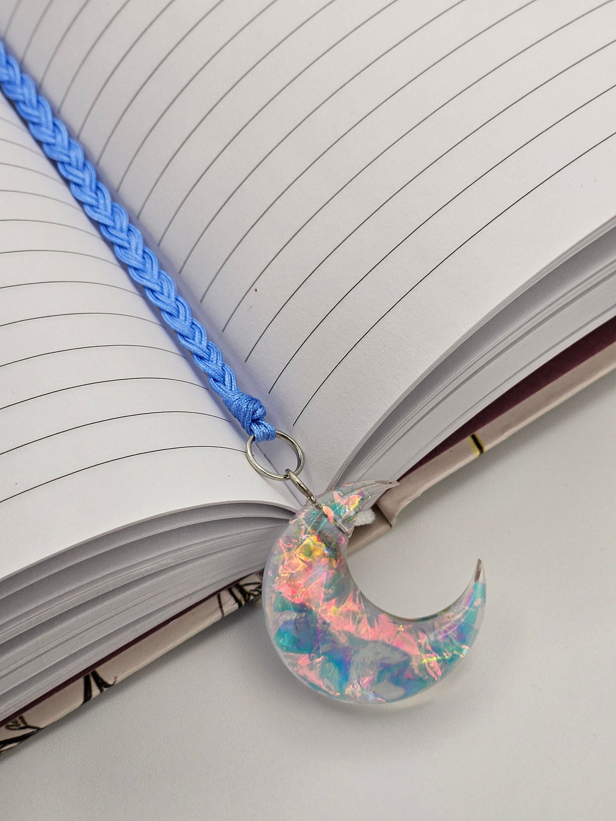 Opal Blue Moon bookmark