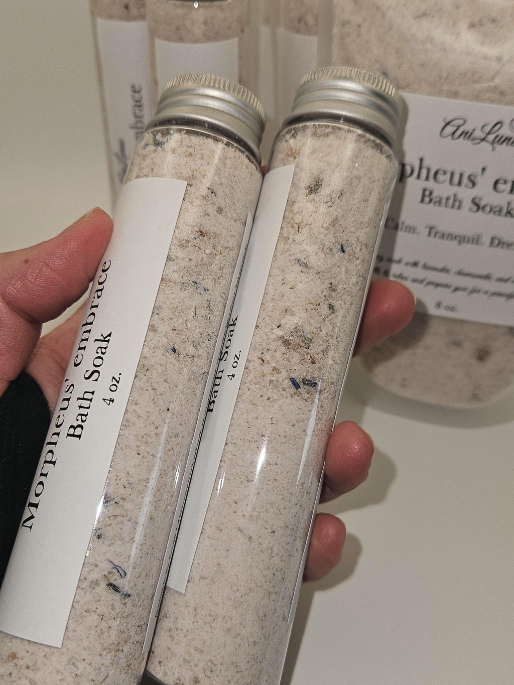 Morpheus' Embrace Bath Soak | Lavender, Chamomile, Magnesium Relaxation bath salts