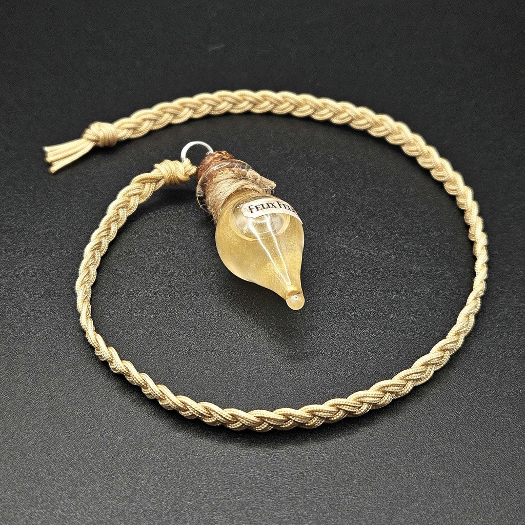 Golden luck potion bookmark- Magical fantasy gift for readers, and book lovers.
