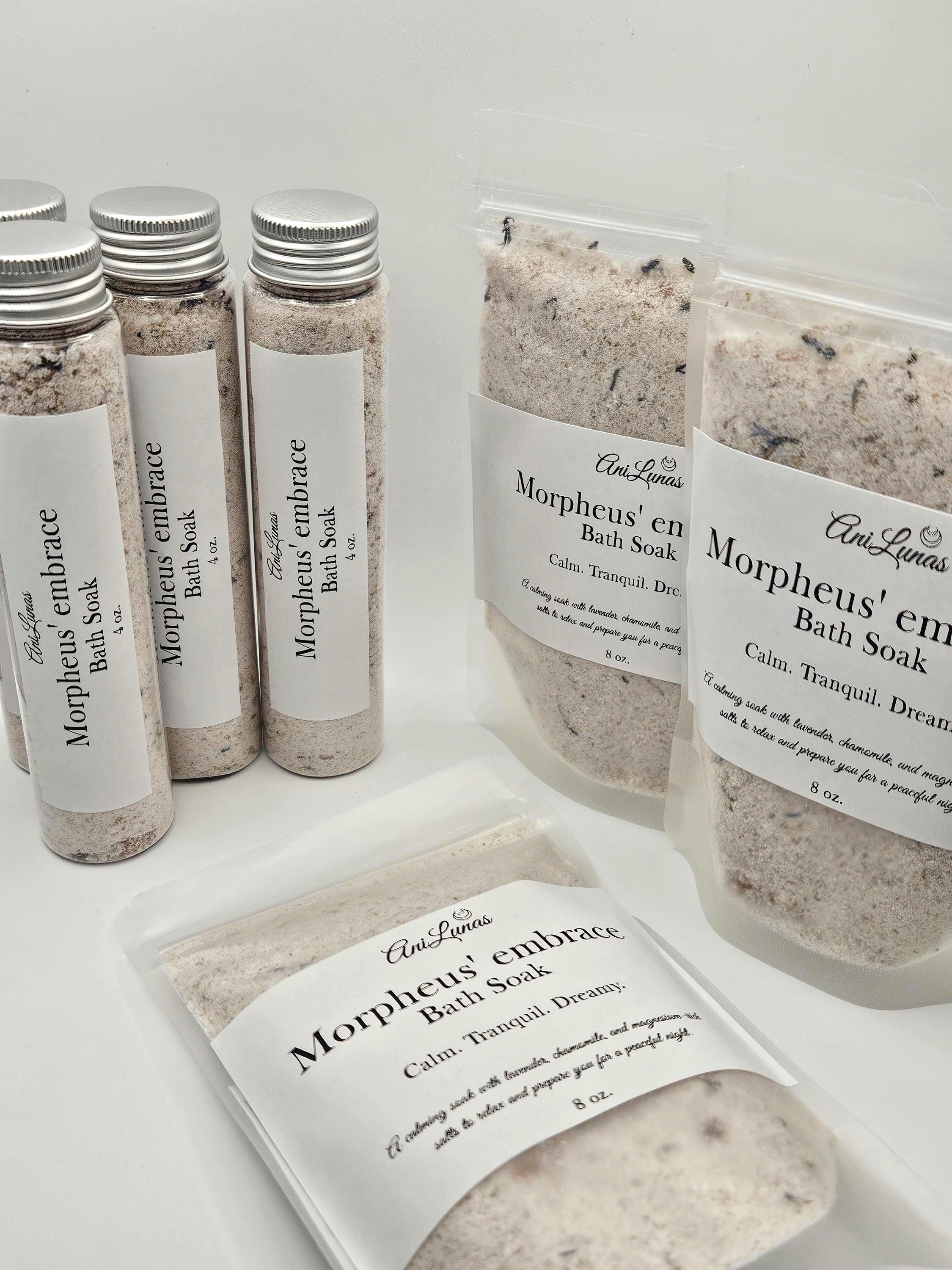 Morpheus' Embrace Bath Soak | Lavender, Chamomile, Magnesium Relaxation bath salts