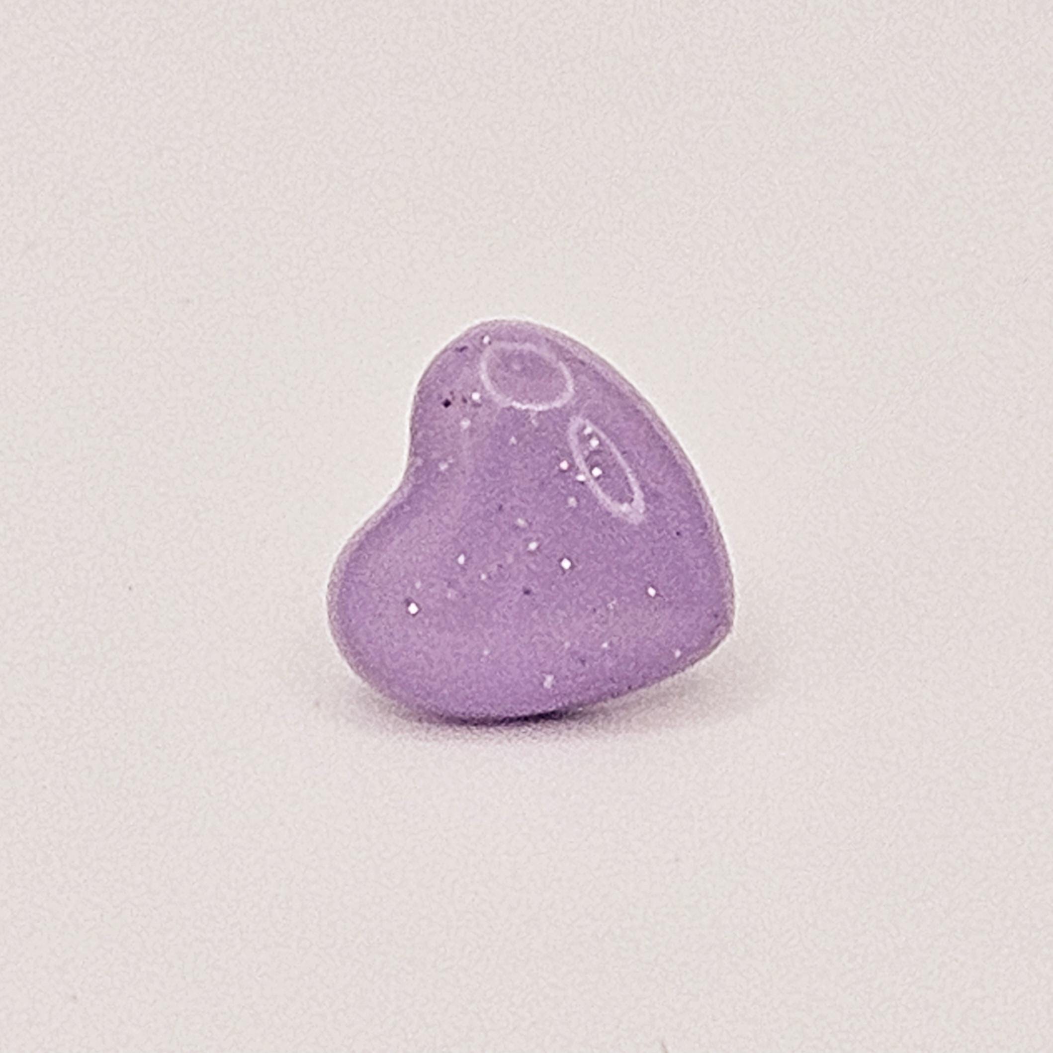 Rainbow heart studs