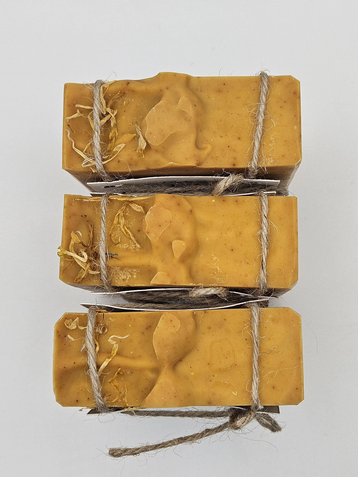 Handmade Citrus Glow Soap – Turmeric, Carrot, Orange Botanical Body Bar