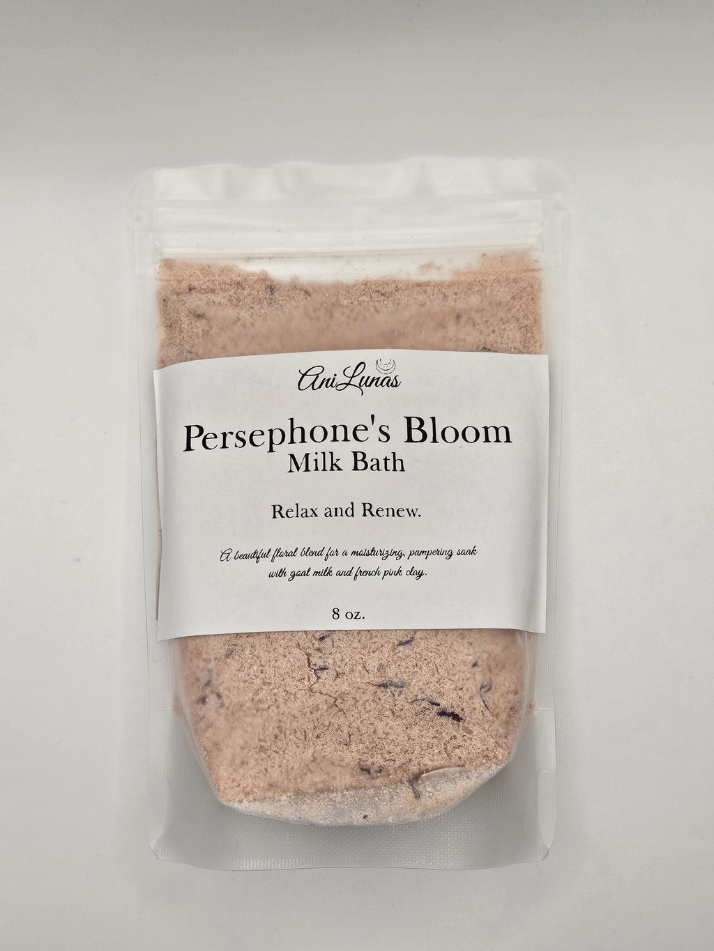 Hades Detox Soak, Persephone Milk bath | Charcoal, Goat Milk, Floral, Detoxifying bundle set
