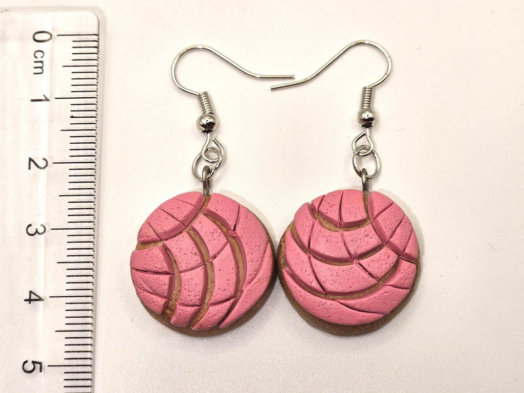 Sweet Concha earrings (Mexican sweet bread)