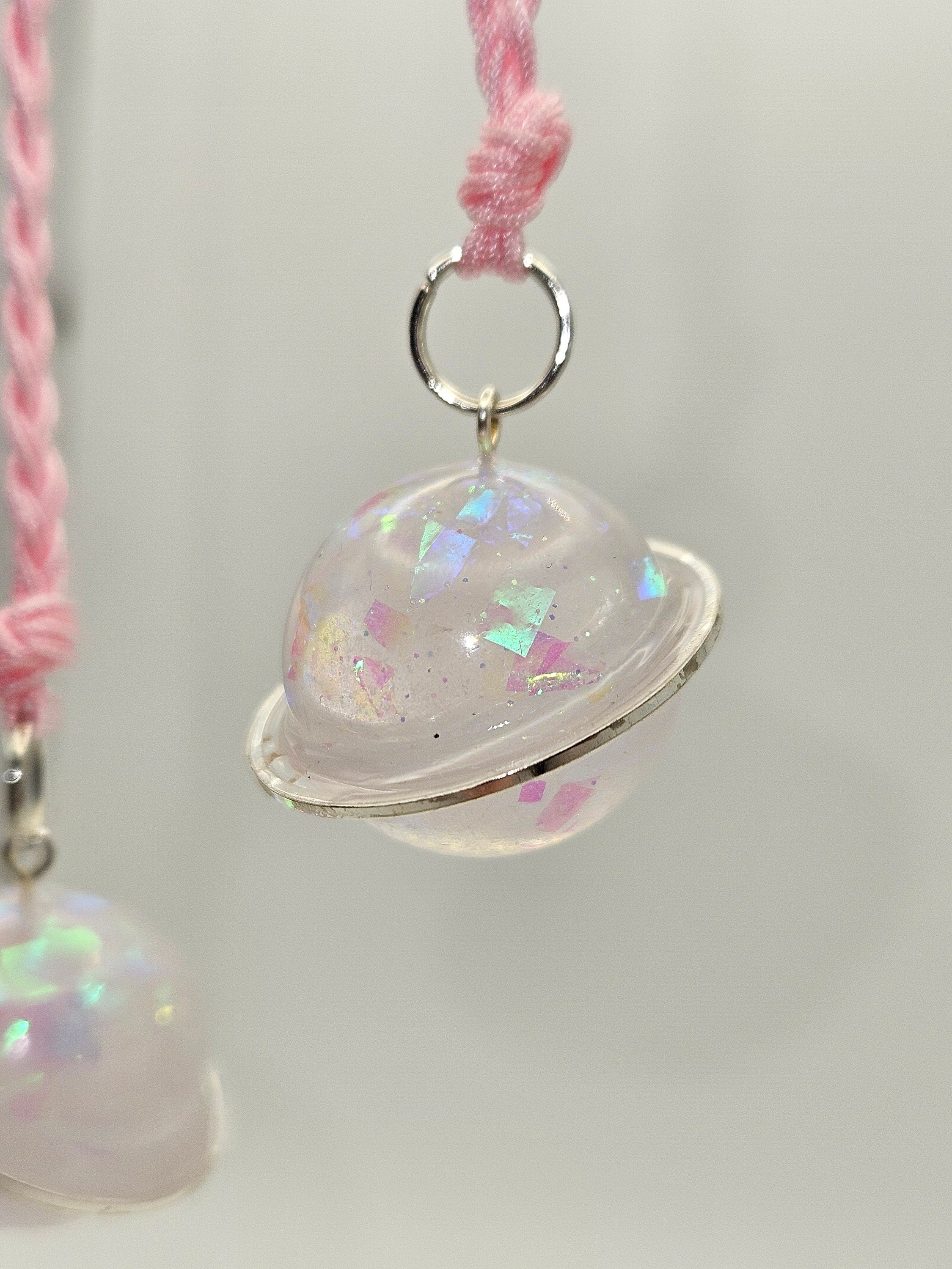 Saturn Pink Opal bookmark