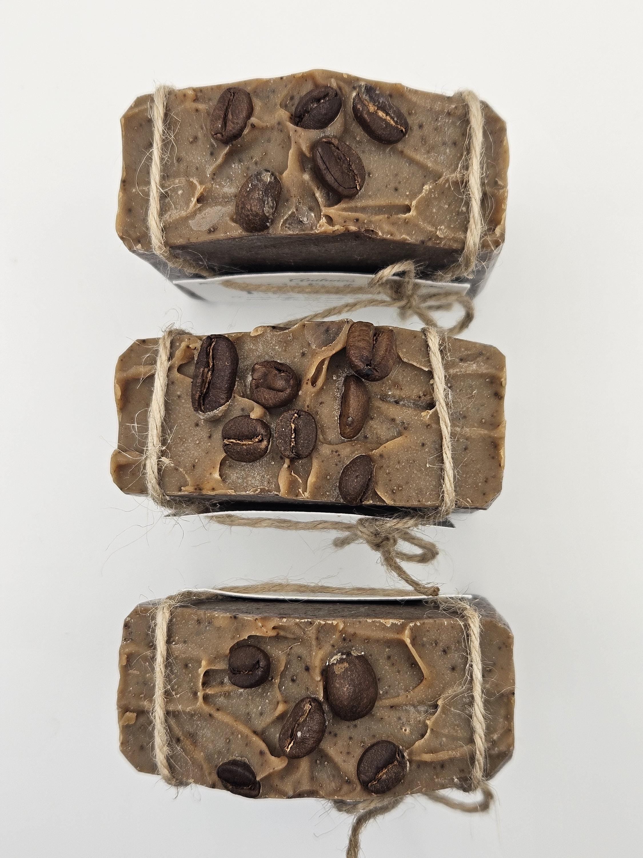 Artisan Coffee Cocoa Milk Soap Bar | Gentle Exfoliating, Moisturizing Body Soap
