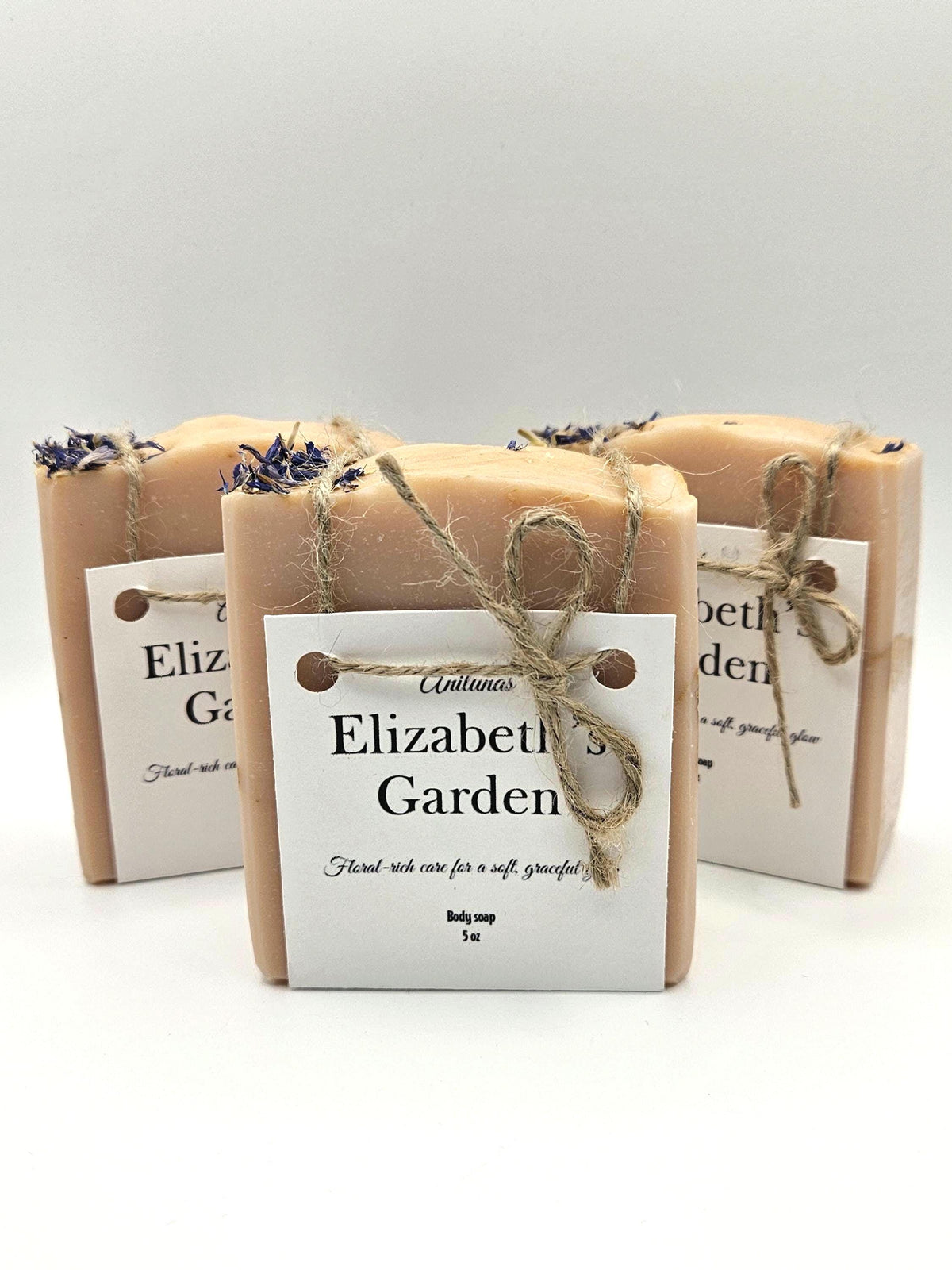 Elizabeth's Garden Handmade Soap | Cherry Blossom Scent, Floral Artisan Bar