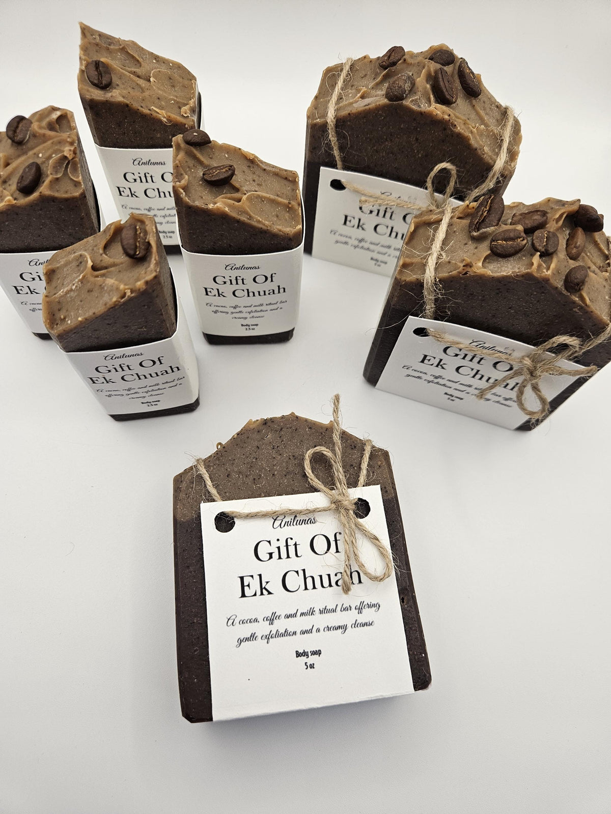 Artisan Coffee Cocoa Milk Soap Bar | Gentle Exfoliating, Moisturizing Body Soap