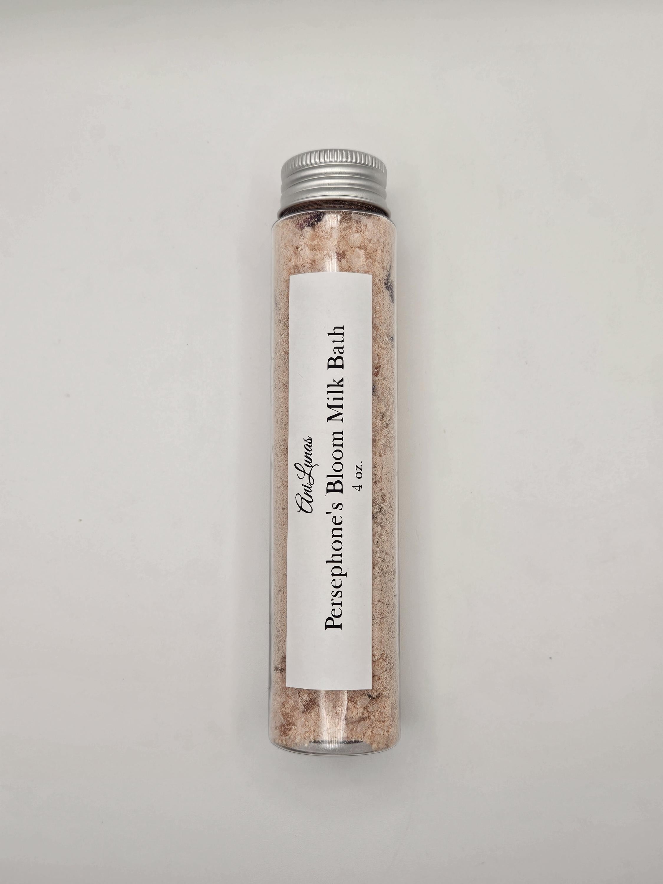 Hades Detox Soak, Persephone Milk bath | Charcoal, Goat Milk, Floral, Detoxifying bundle set