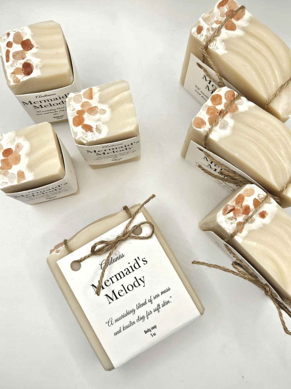 Mermaid's Melody Sea Moss Soap | Handmade Cold Process Artisan Bath Bar