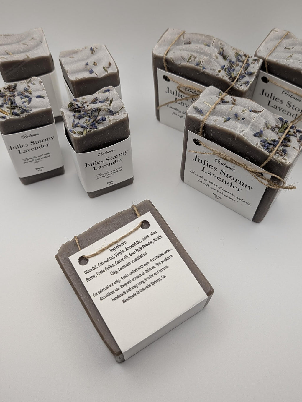 Julies Stormy Lavender | Handmade Lavender & Goat Milk Soap