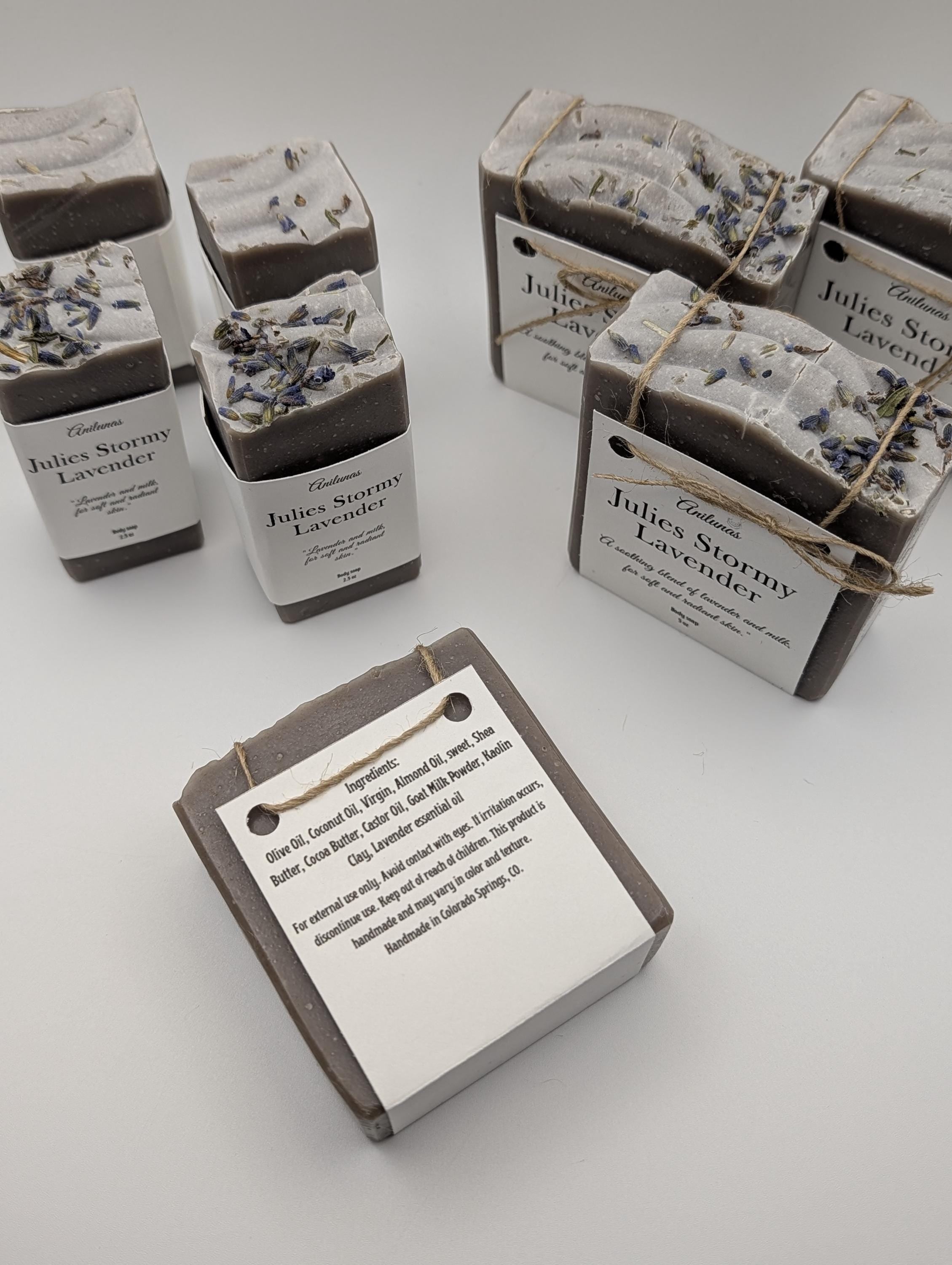 Julies Stormy Lavender | Handmade Lavender & Goat Milk Soap