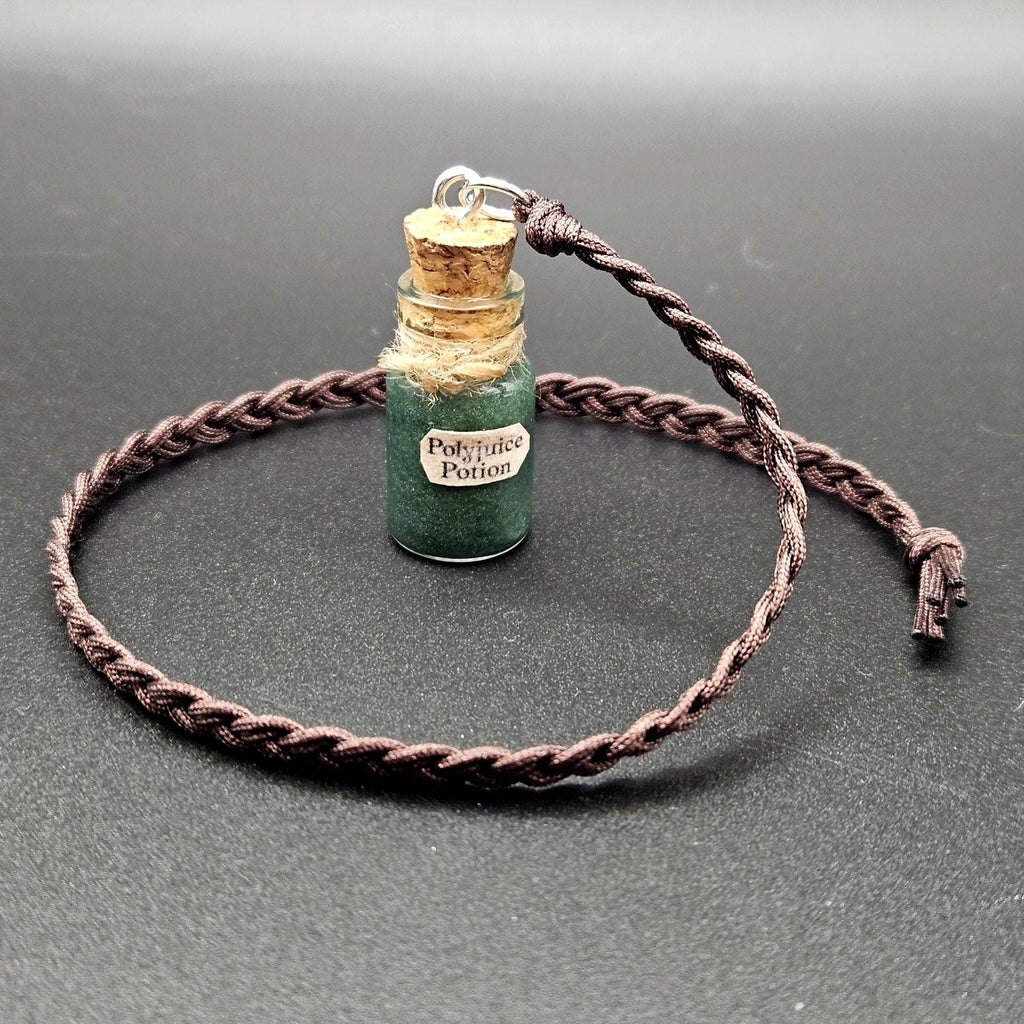 Mini green potion bottle bookmark-Fantasy inspired magical elixir for book lovers.
