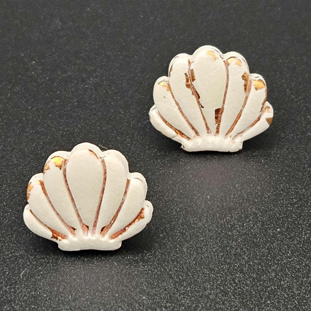 Ocean themed stud earring collection. Under the ocean, the beach and shellys.