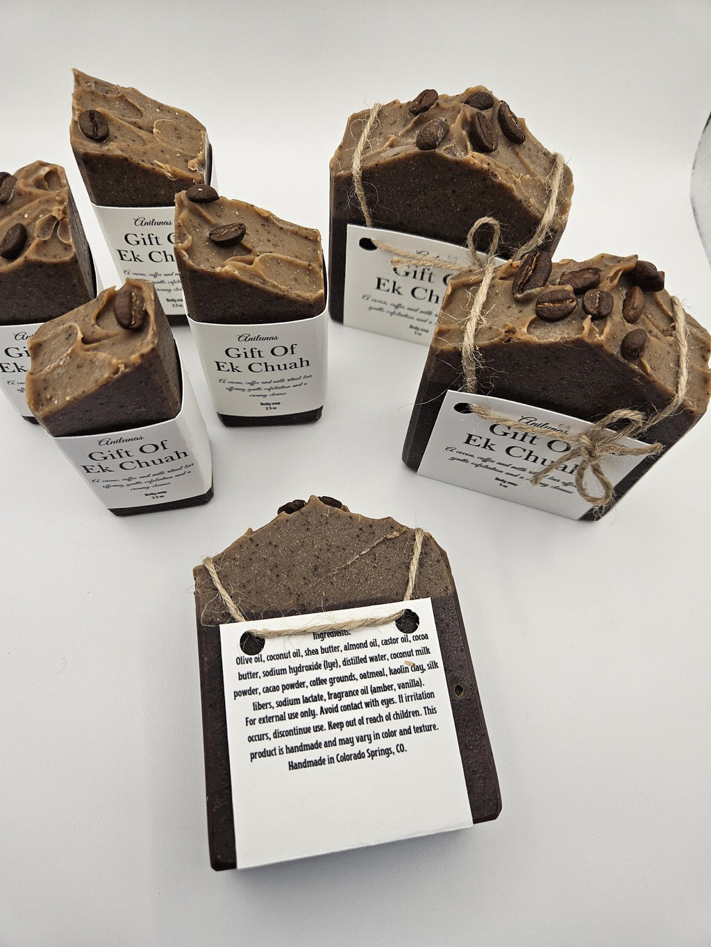 Artisan Coffee Cocoa Milk Soap Bar | Gentle Exfoliating, Moisturizing Body Soap