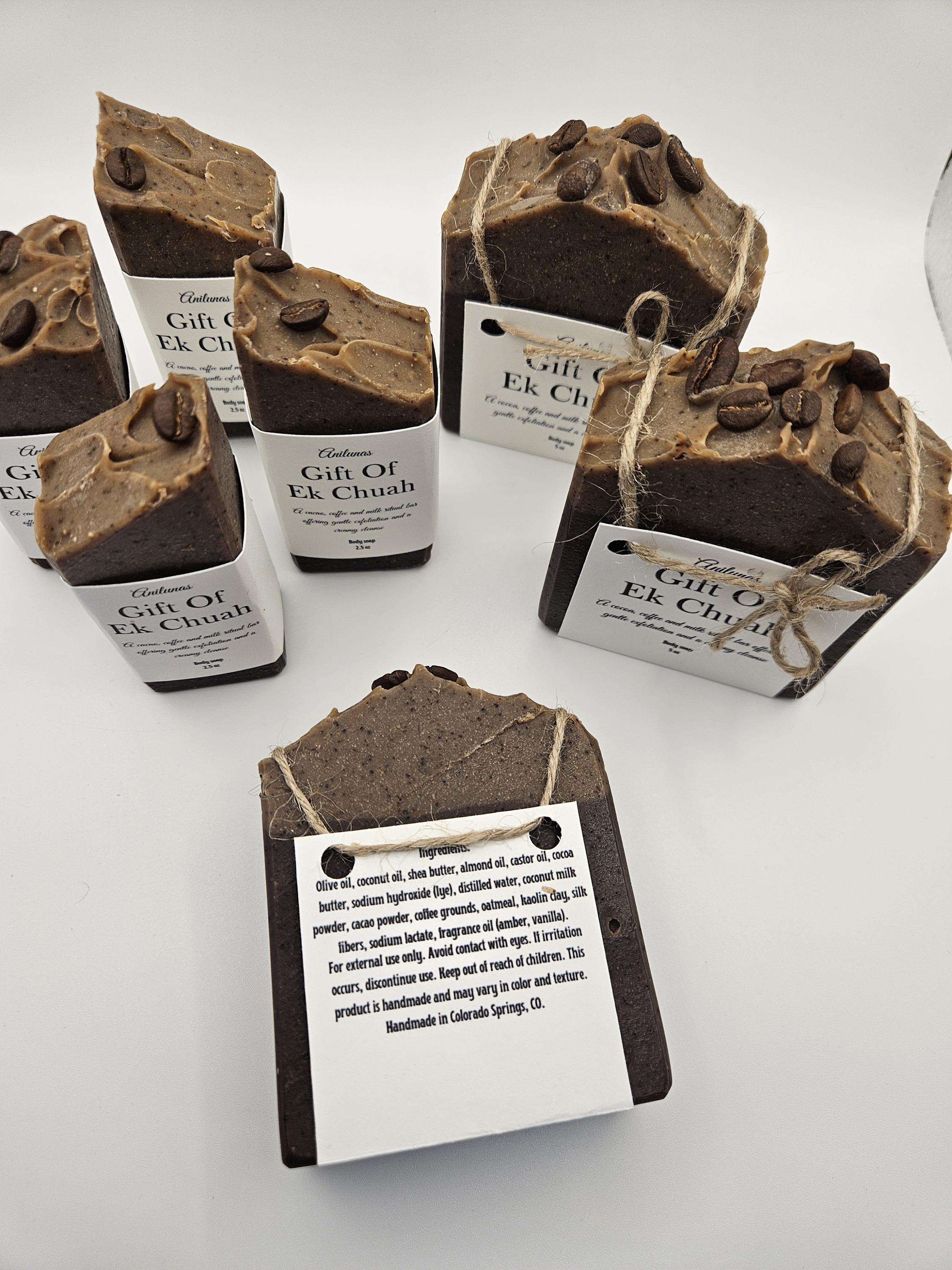 Artisan Coffee Cocoa Milk Soap Bar | Gentle Exfoliating, Moisturizing Body Soap