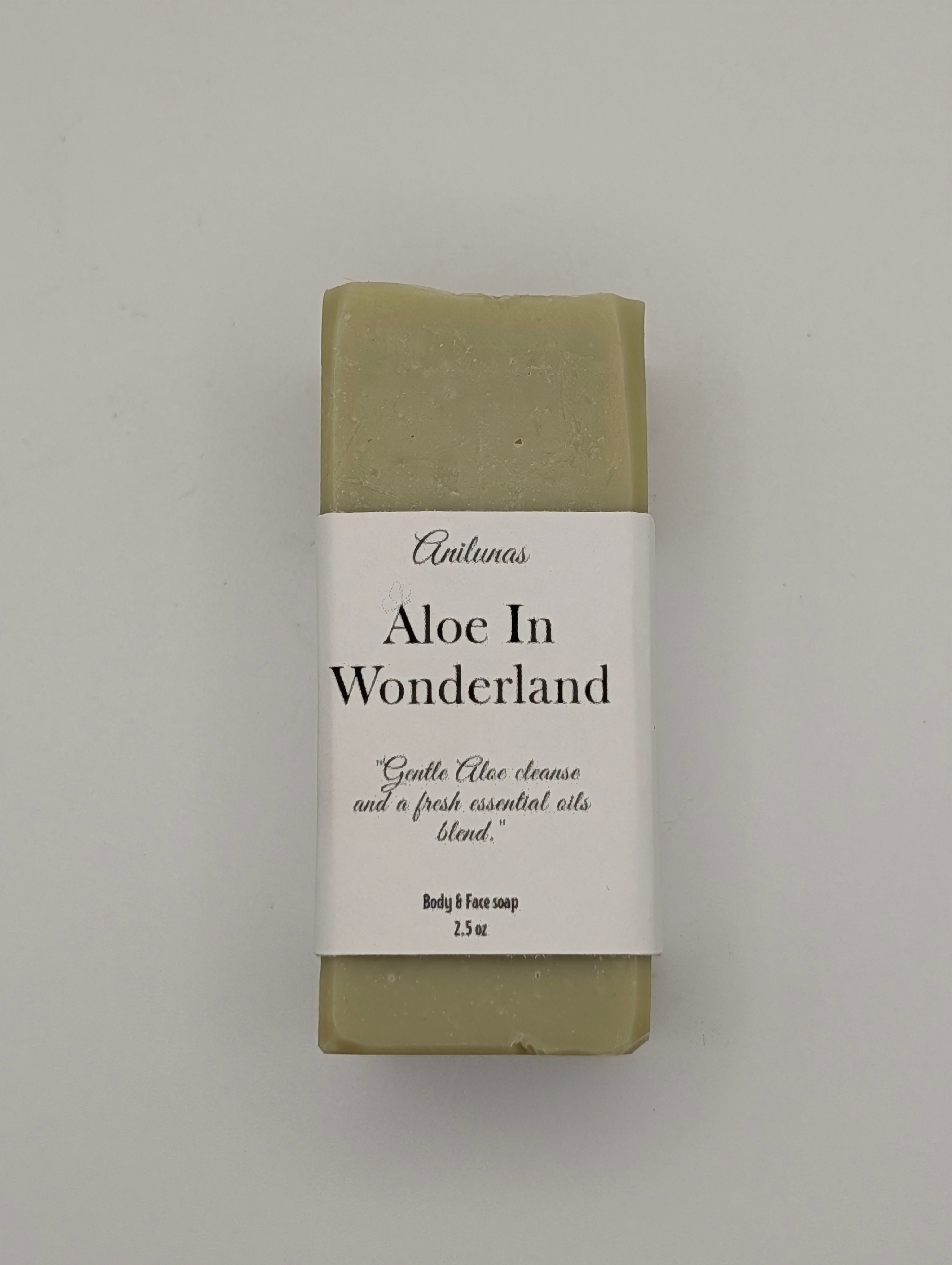 Aloe in Wonderland handmade cold process soap | Aloe vera soap naturally colored and scented with essential oils