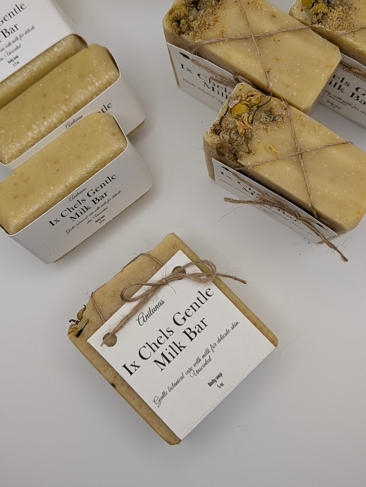 Gentle Goat Milk Soap | Unscented with Oatmeal Chamomile and Honey