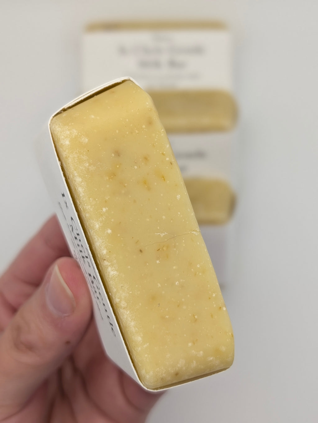 Gentle Goat Milk Soap | Unscented with Oatmeal Chamomile and Honey
