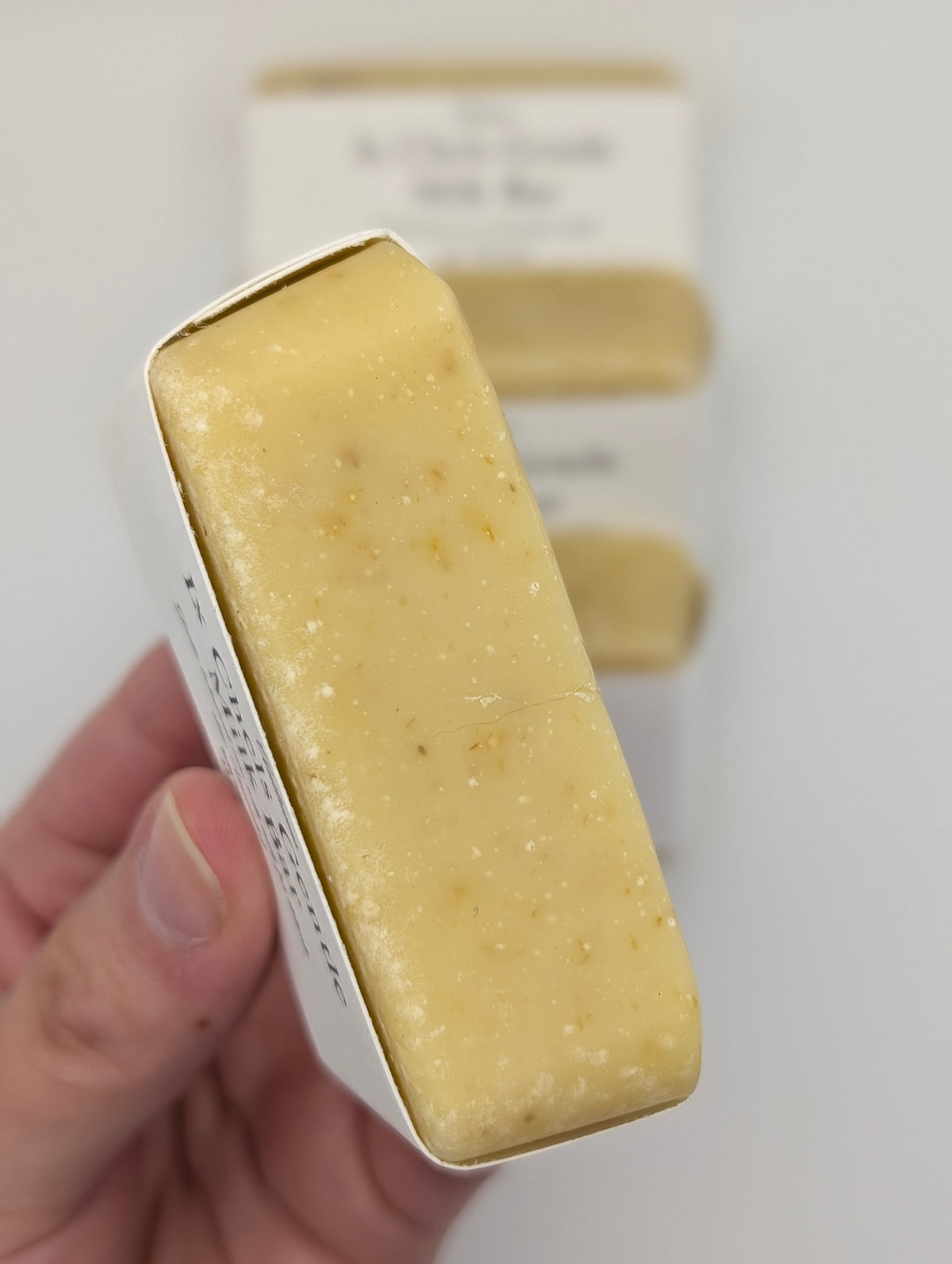 Gentle Goat Milk Soap | Unscented with Oatmeal Chamomile and Honey